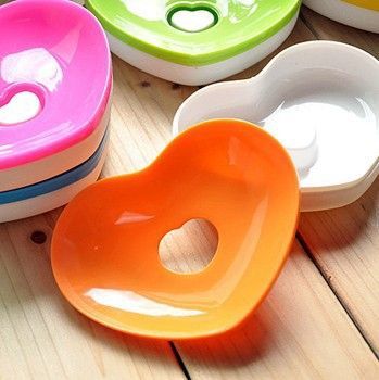 創意可愛心形香皂盤 心心相印，日式風情